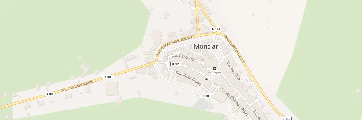 Plan du 20 Rue de Marmande à Monclar