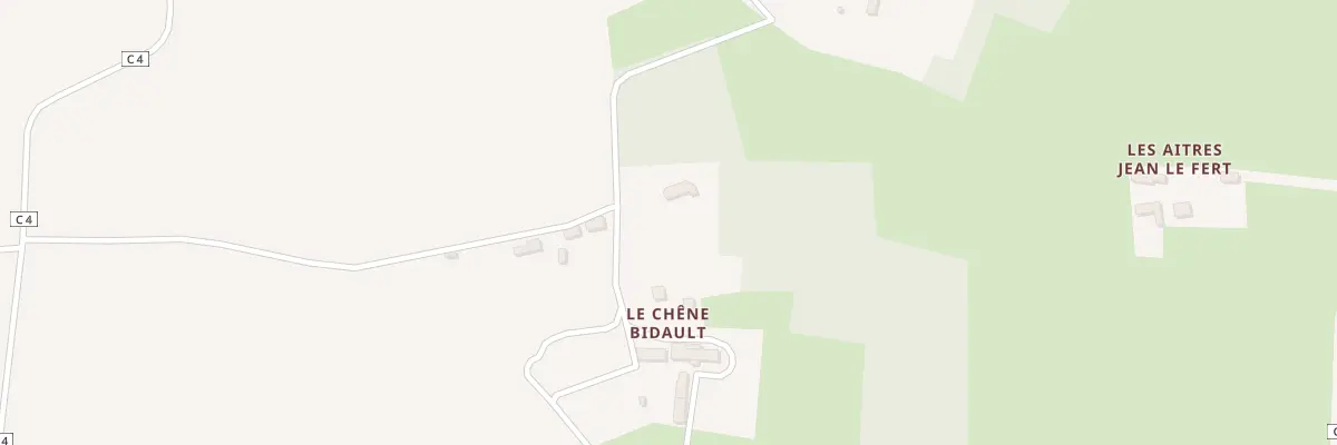 Plan du 5089 Le Chene Bidault à Saint-Pierre-du-Lorouër