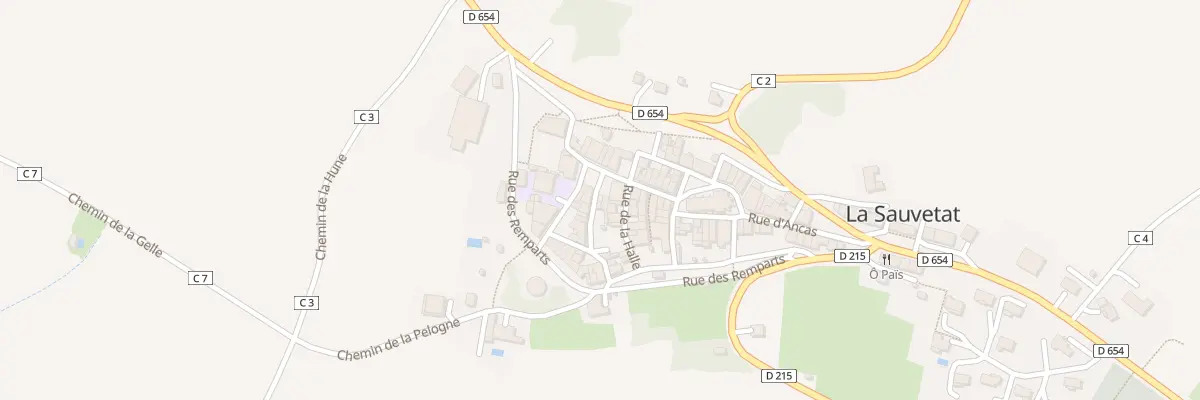 Plan du 5181C Le Village à La Sauvetat