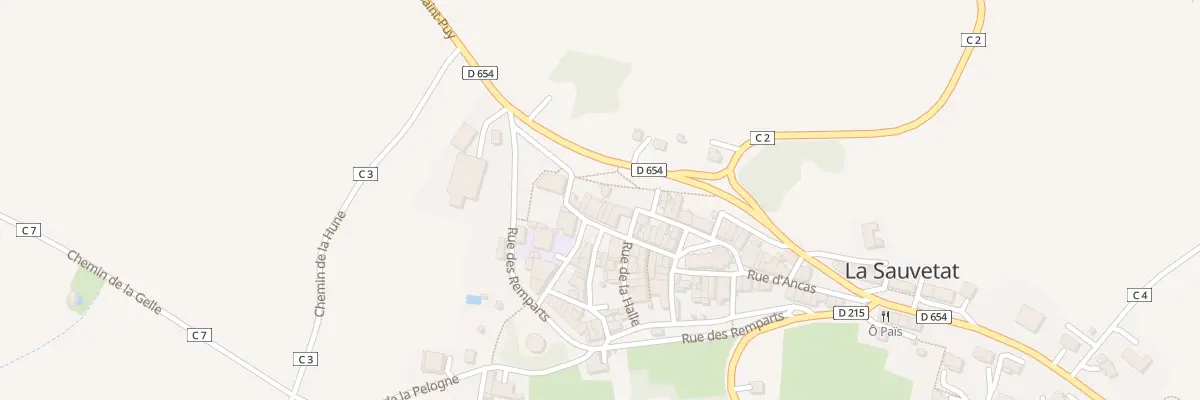 Plan du 3 Pl du Barry à La Sauvetat