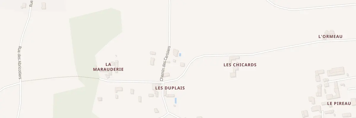 Plan du 9000 Che des Cerisiers à Vouneuil-sur-Vienne