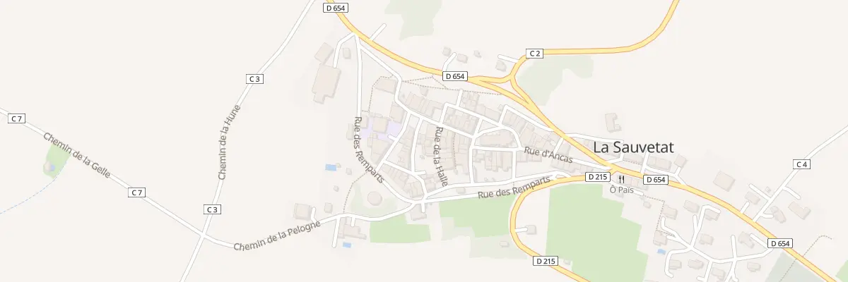 Plan du 5181A Le Village à La Sauvetat