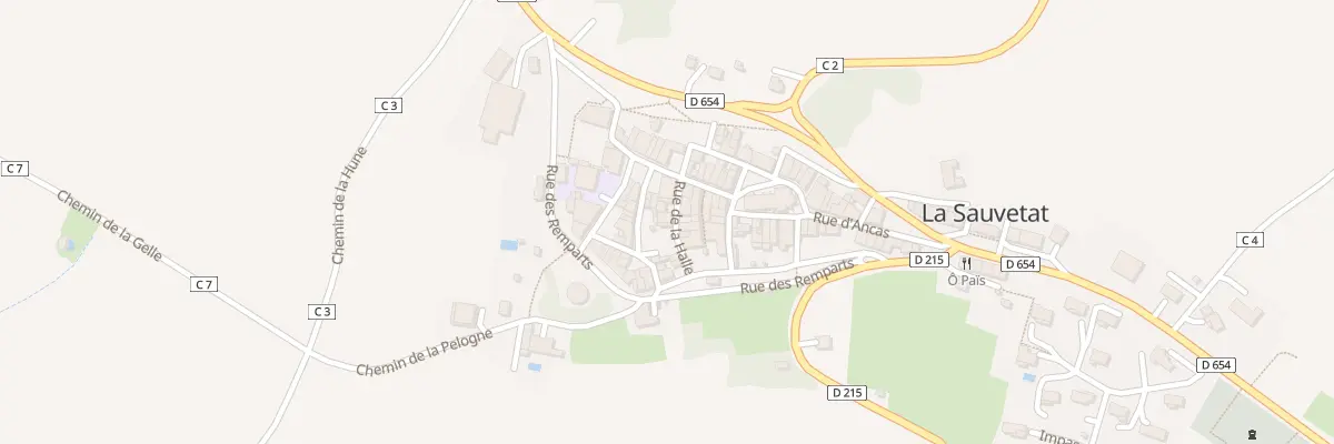 Plan du 5181 Le Village à La Sauvetat