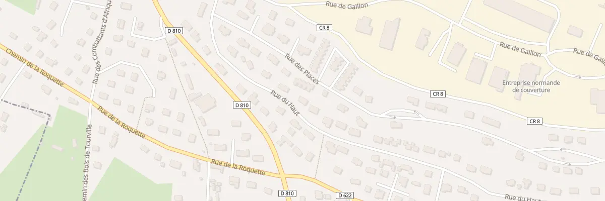Plan du 225 Rue du Haut à Pont-Audemer