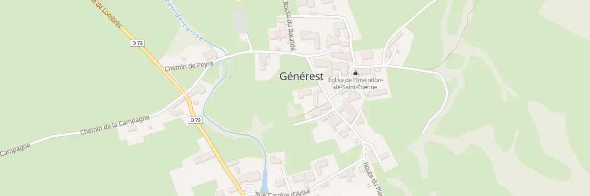 Plan du 8 Che de Peyre à Générest
