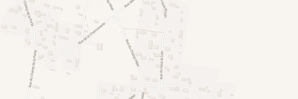 Plan du 2D Rue du Haut et Loin à Thérouldeville