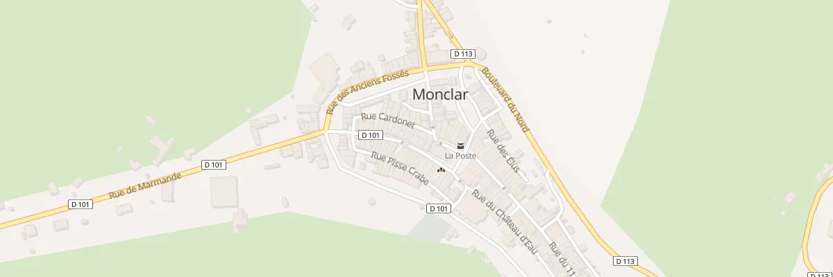 Plan du 6 Rue de Marmande à Monclar