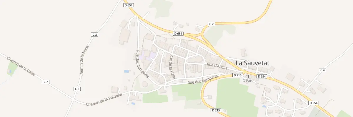 Plan du 5173 Le Village à La Sauvetat
