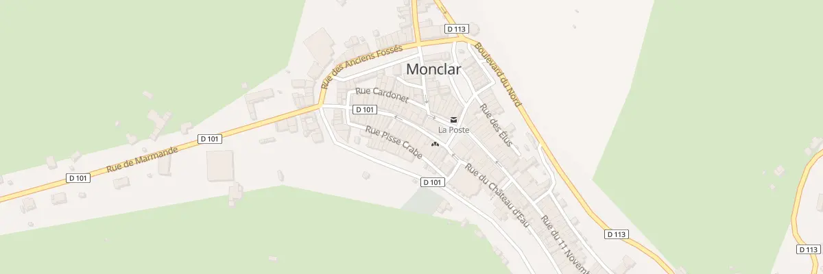 Plan du 1 Rue de Marmande à Monclar