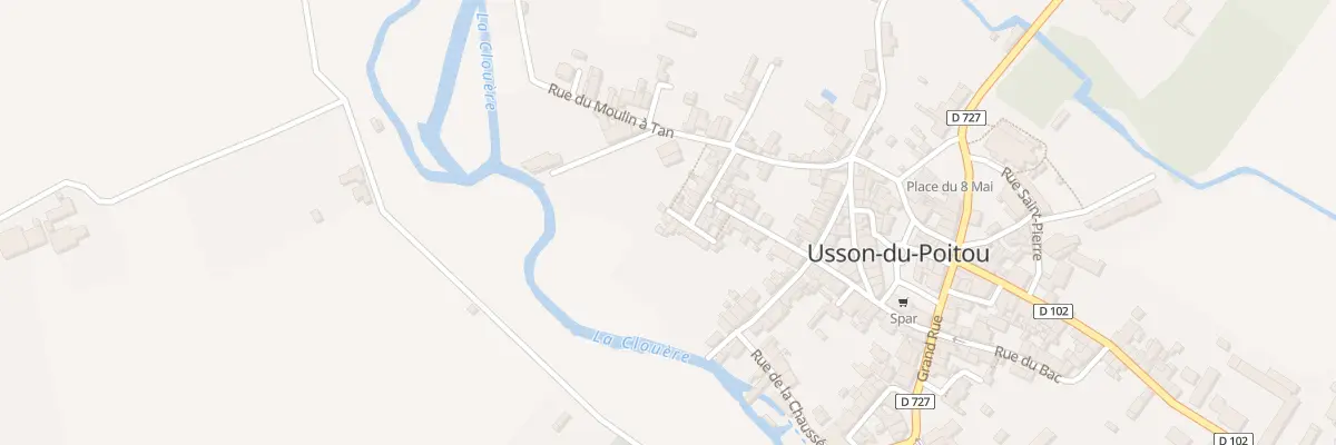 Plan du 12 Rue de la Cite à Usson-du-Poitou