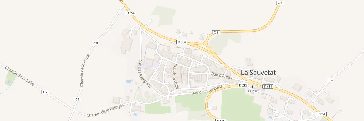 Plan du 5128 Le Village à La Sauvetat