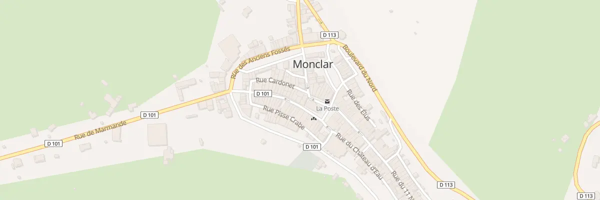 Plan du 4 Rue de Marmande à Monclar