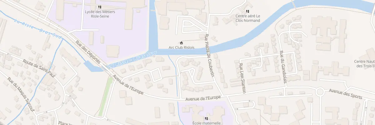 Plan du 6 All des Prés de la Risle à Pont-Audemer