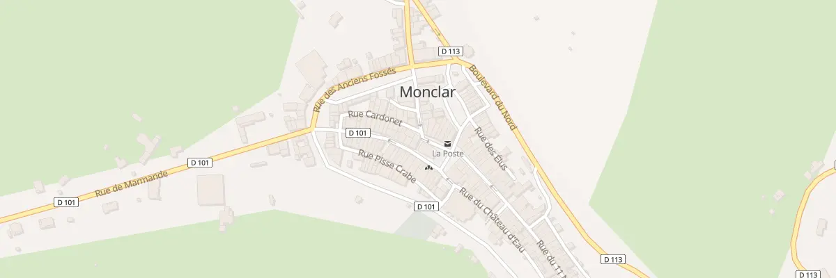 Plan du 1 Pl de la Mairie à Monclar