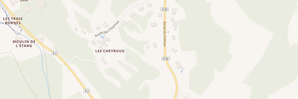 Plan du 148A Les Cheyroux à Paussac-et-Saint-Vivien