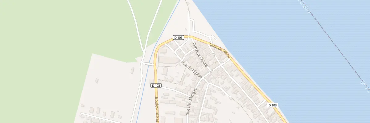 Plan du 1 Rue de l’Eglise à Quillebeuf-sur-Seine