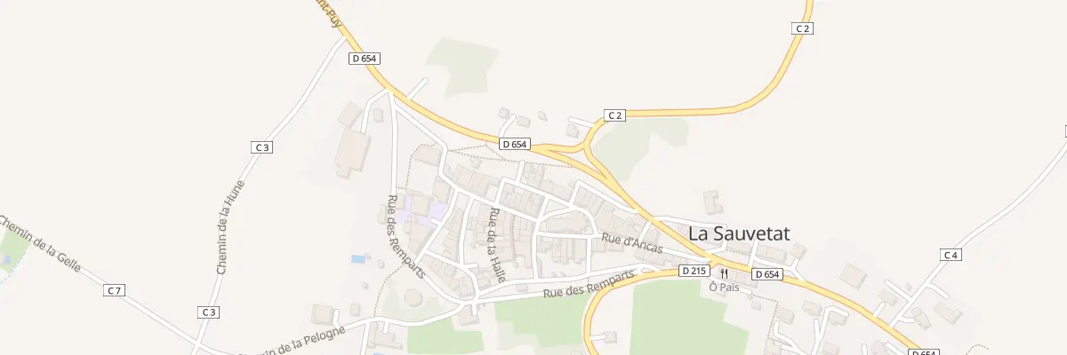 Plan du 5134 Le Village à La Sauvetat