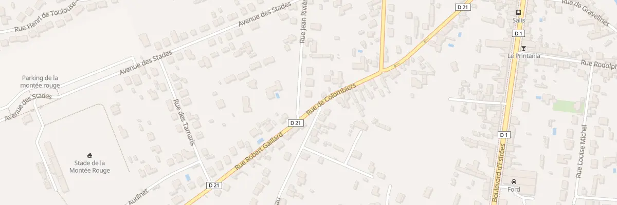 Plan du 54 Rue de Colombiers à Châtellerault