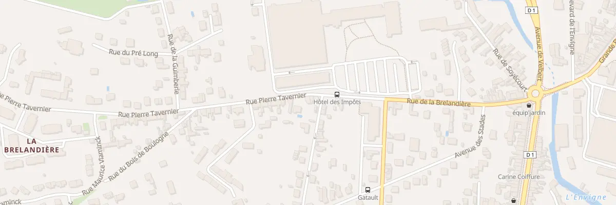 Plan du 3 Rue Pierre Tavernier à Châtellerault