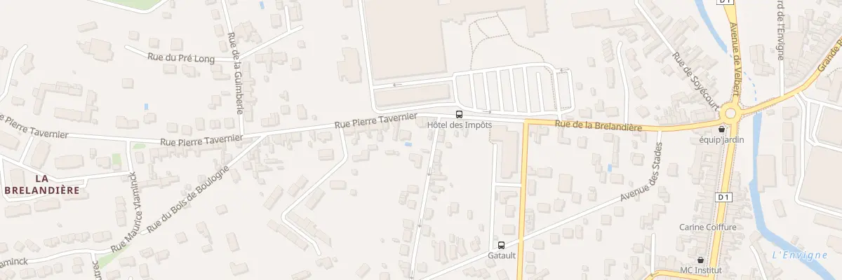 Plan du 1 Rue Pierre Tavernier à Châtellerault