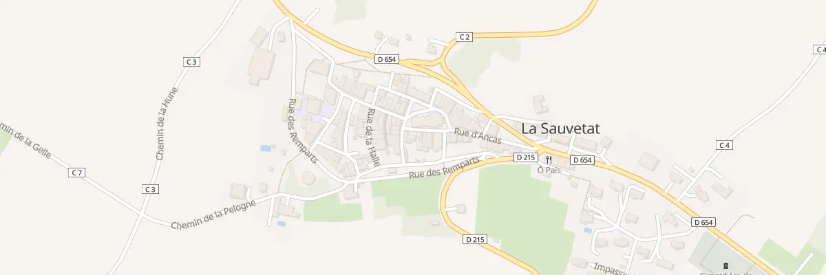 Plan du 5164 Le Village à La Sauvetat