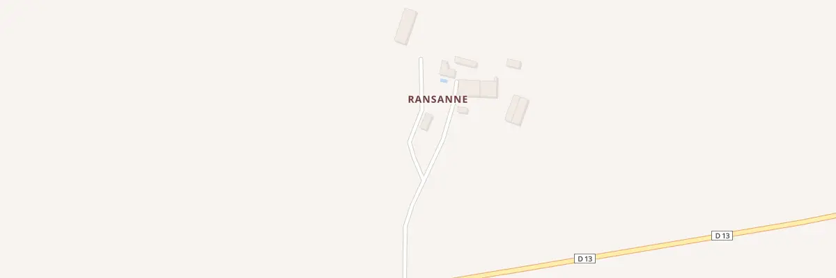 Plan du 1 Vge Ransanne à Saint-Laurent-de-Jourdes