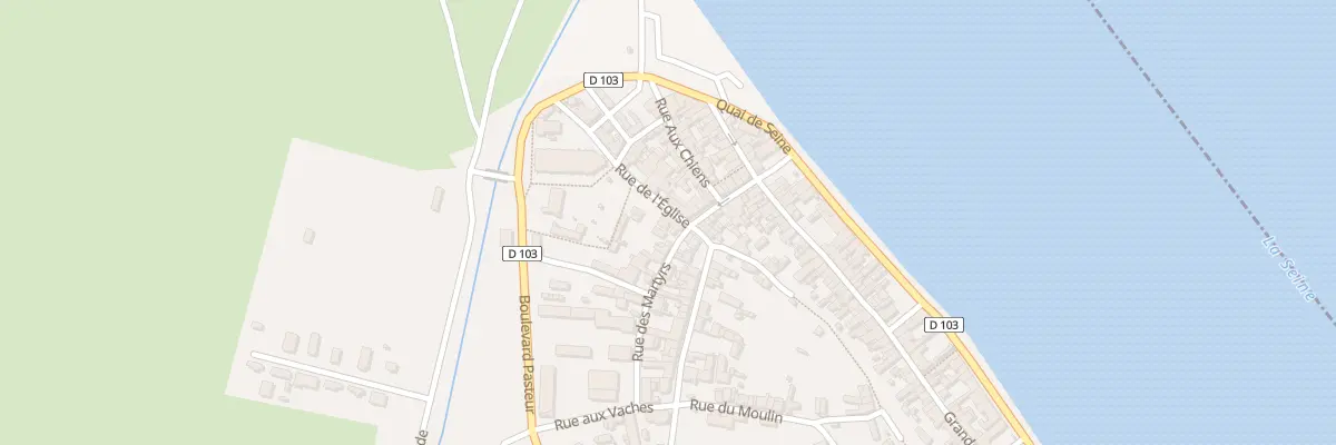 Plan du 8 Rue de l’Eglise à Quillebeuf-sur-Seine