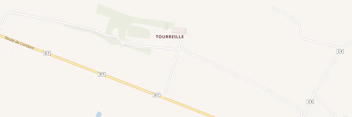 Plan du 5121 A Tourreille à Marsolan