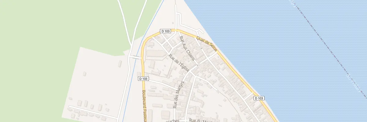 Plan du 7 Rue de l’Eglise à Quillebeuf-sur-Seine