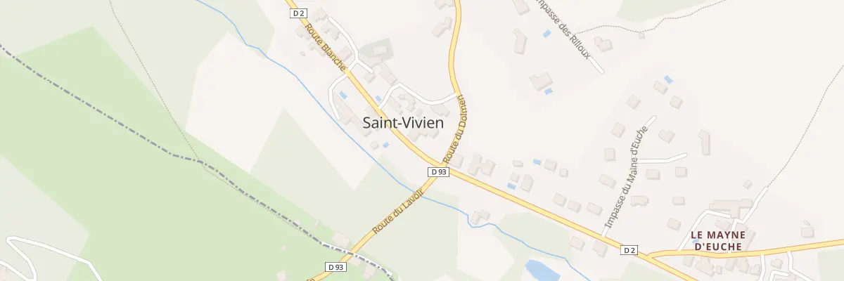 Plan du 129 Saint Vivien Ouest à Paussac-et-Saint-Vivien