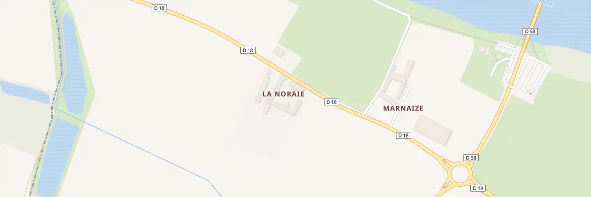 Plan du 246 La Noraie à Pouzay