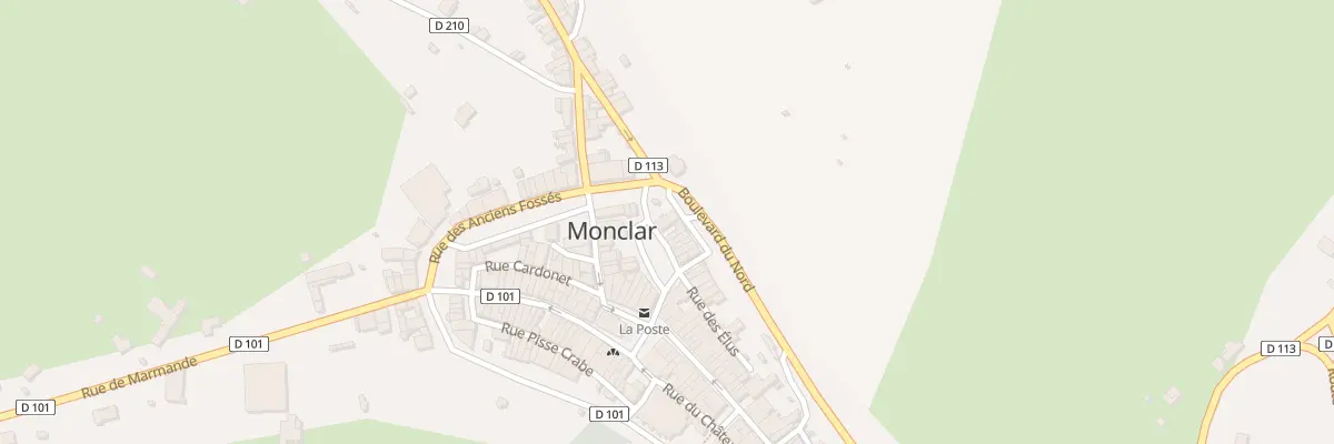 Plan du 2 Pl des Amours à Monclar