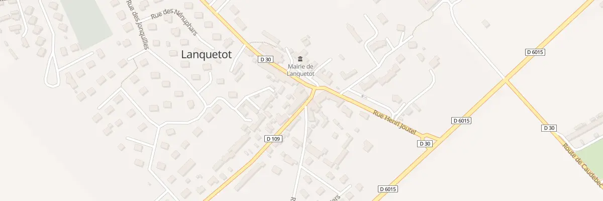 Plan du 6 Rte de Bolbec à Lanquetot