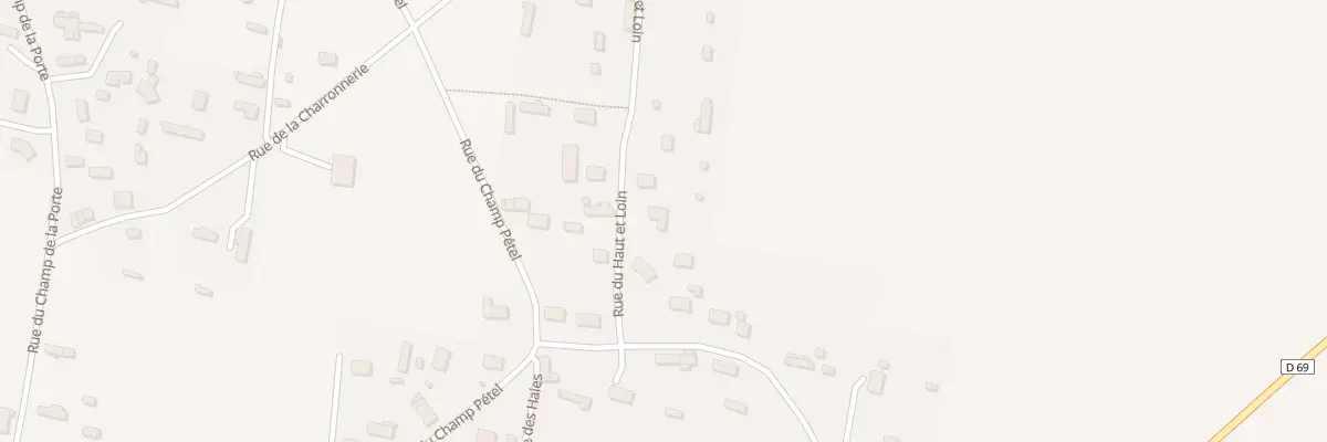 Plan du 5 Rue du Haut et Loin à Thérouldeville