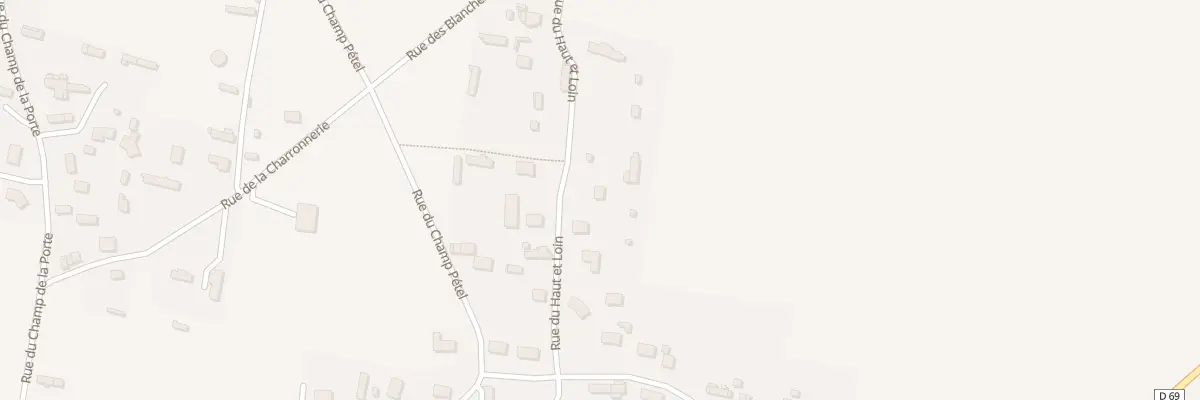 Plan du 9 Rue du Haut et Loin à Thérouldeville