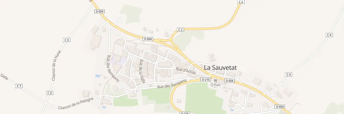 Plan du 3 Pl de l’Eglise à La Sauvetat