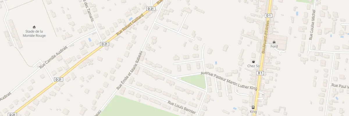 Plan du 21 Rue Romain Rolland à Châtellerault