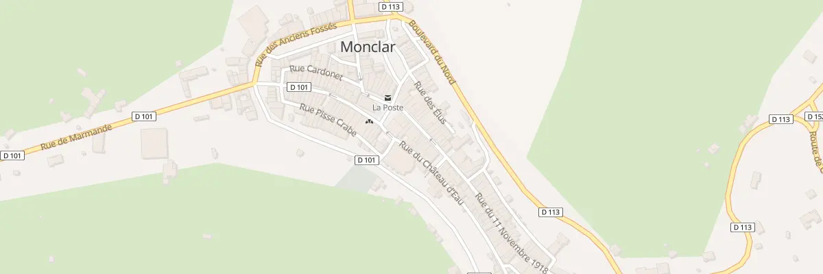 Plan du 6 Rue du 11 Novembre 1918 à Monclar