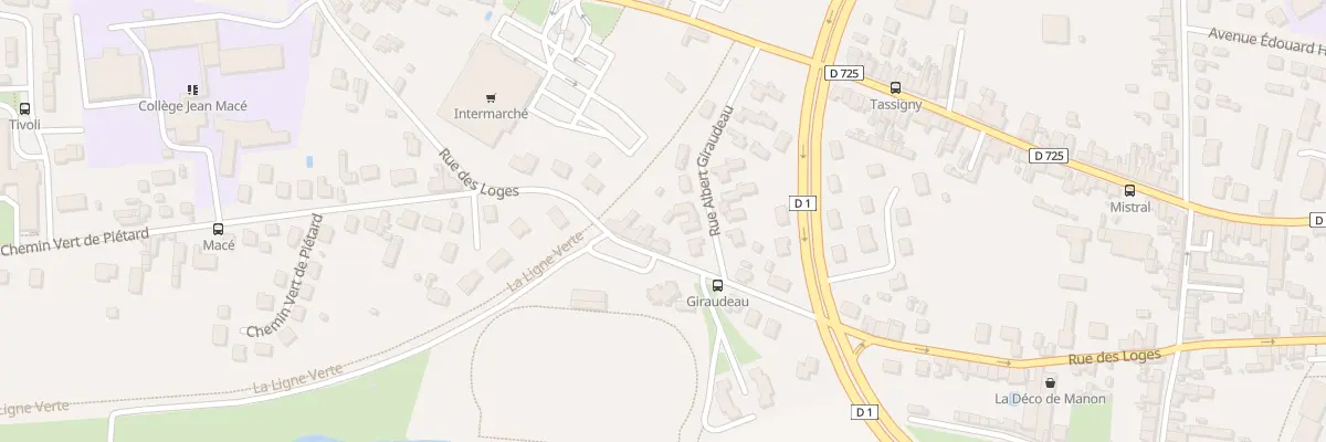 Plan du 122 Rue des Loges à Châtellerault