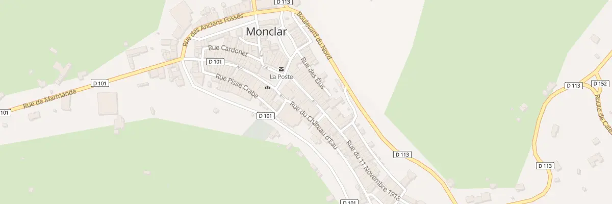 Plan du 10 Rue du 11 Novembre 1918 à Monclar