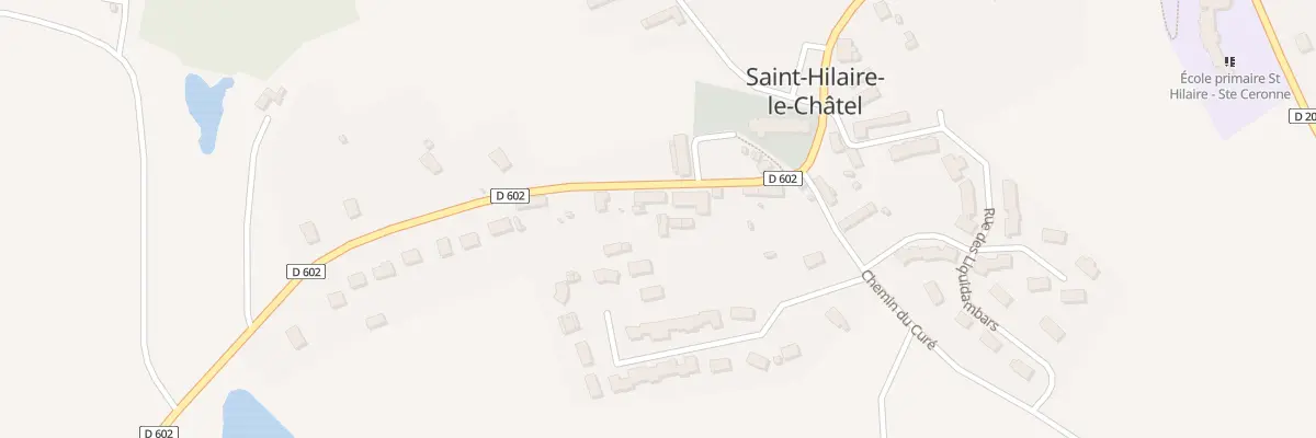Plan du 14 Rue Stanislas Ratel à Saint-Hilaire-le-Châtel
