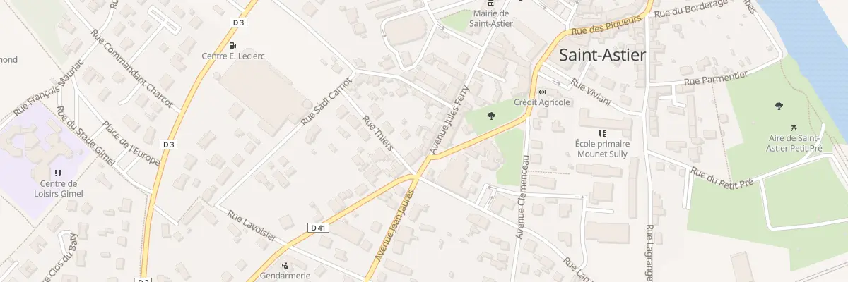 Plan du 30 Av Jules Ferry à Saint-Astier