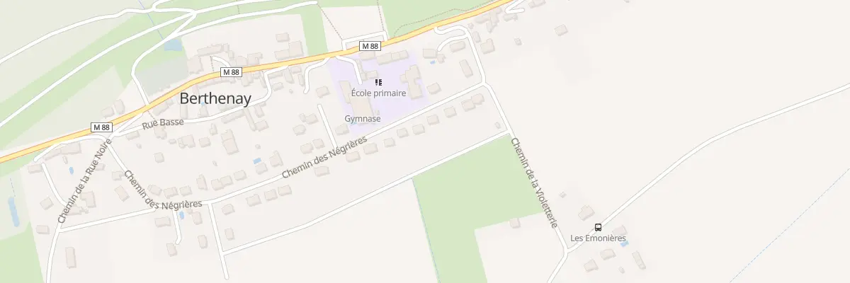 Plan du 30 Che des Négrières à Berthenay