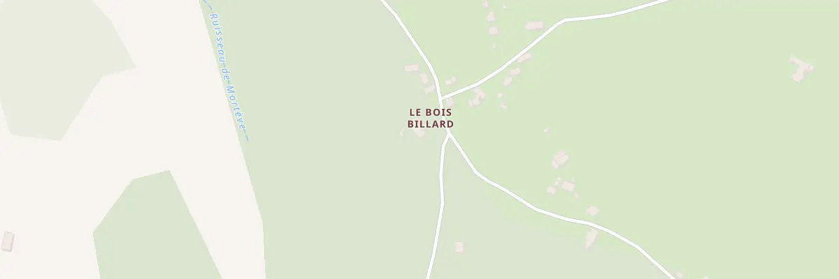 Plan du 49 Le Bois Billard à Pouvrai