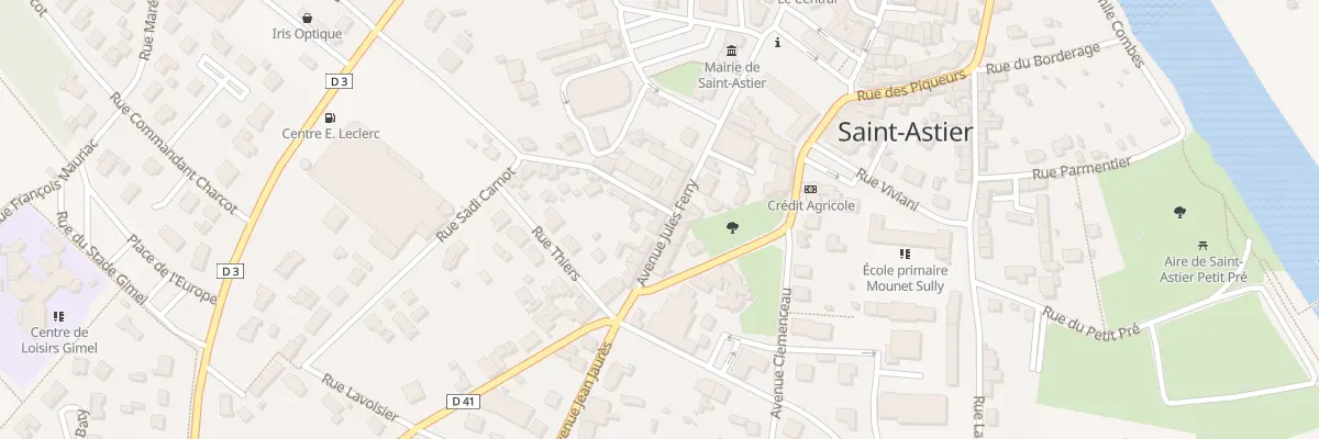 Plan du 22 Av Jules Ferry à Saint-Astier