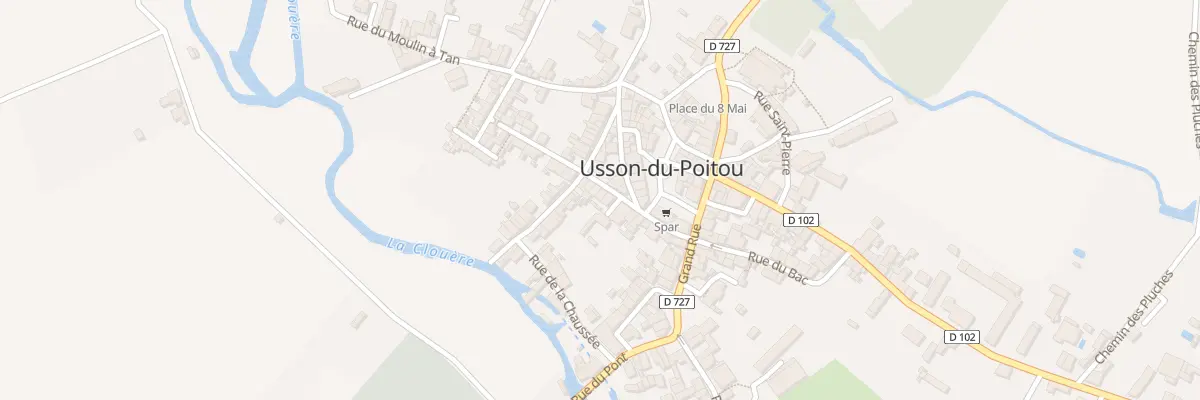 Plan du 15 Rue Blondet à Usson-du-Poitou