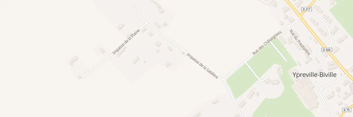 Plan du 5 Imp de la Sabliere à Ypreville-Biville