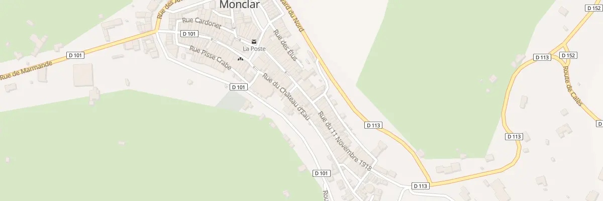 Plan du 18 Rue du 11 Novembre 1918 à Monclar