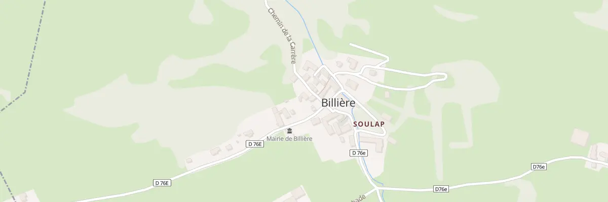 Plan du 9 Le Village à Billière