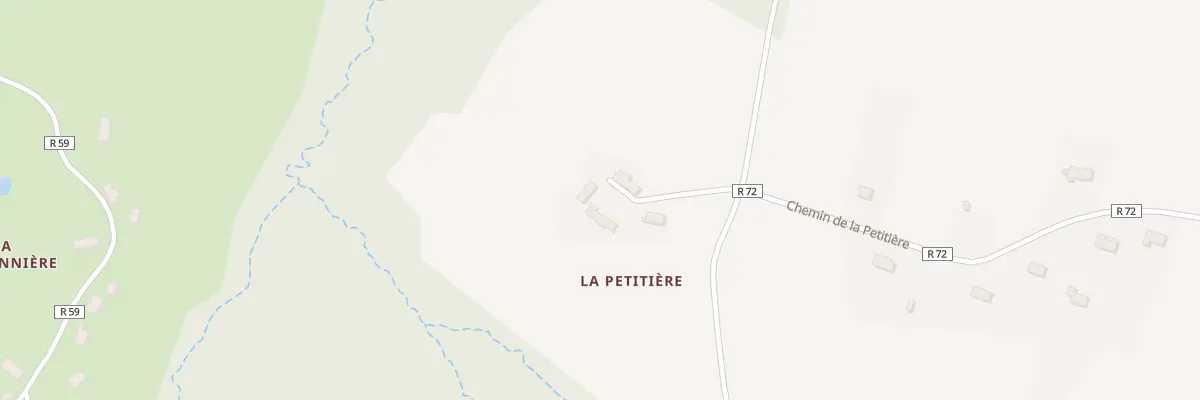 Plan du 15 Che de la Petitière à Saché